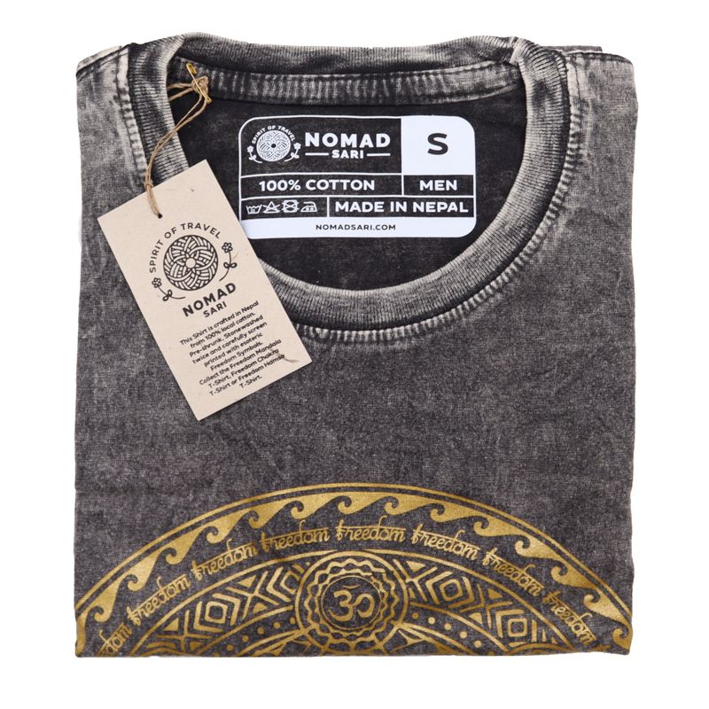 Stone Washed T-Shirt - Chakra - Dark Grey