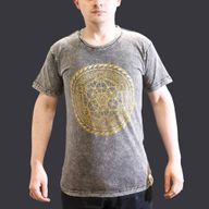 Stone Washed T-Shirt - Chakra - Dark Grey