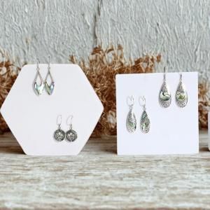 Wholesale Shell and Silver Earrings - AW Artisan Europe - Giftware Supplier