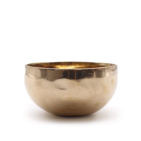 Small Shining Bell-Metal Handmade Singing Bowl (approx 550g) -13cm