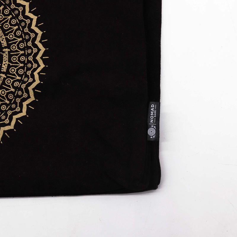 Oversized Tote Bag (38x15x43cm) Chocolate Stonewash 14oz - Freedom Mandala
