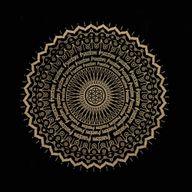 Oversized Tote Bag (38x15x43cm) Chocolate Stonewash 14oz - Freedom Mandala