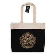 Oversized Tote Bag (38x15x43cm) Chocolate Stonewash 14oz - Freedom Hamsa