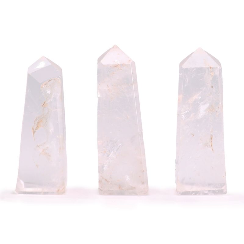 Gemstone Obelisk Points approx 5cm - Clear Quartz