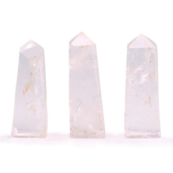 Gemstone Obelisk Points approx 5cm - Clear Quartz