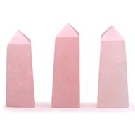 Gemstone Obelisk Points approx 5cm - Rose Quartz