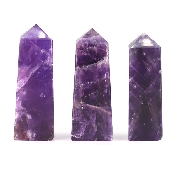 Gemstone Obelisk Points approx 5cm - African Amethyst