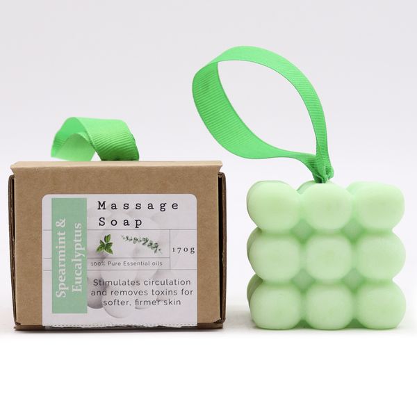 Boxed Individual Massage Soaps - Mint and Eucalyptus