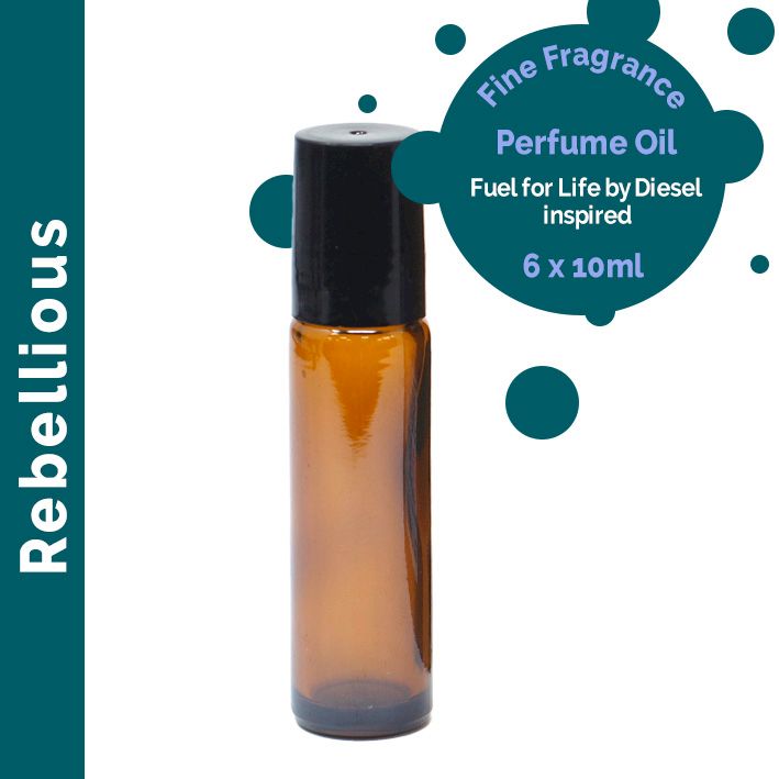 Rebellious Fine Fragrance Perfume Oil 10ml - White Label