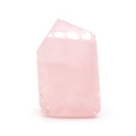 Bulk Gemstone Points approx 6cm (0.5KG) - Indian Rose Quartz (approx 8 pieces)