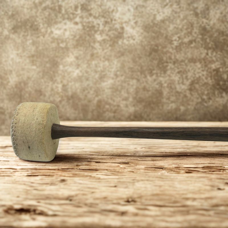 Resonant Mallet with Large Felt Tip - 33cm