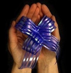 Large Organza Pull Bows (packs of 10)