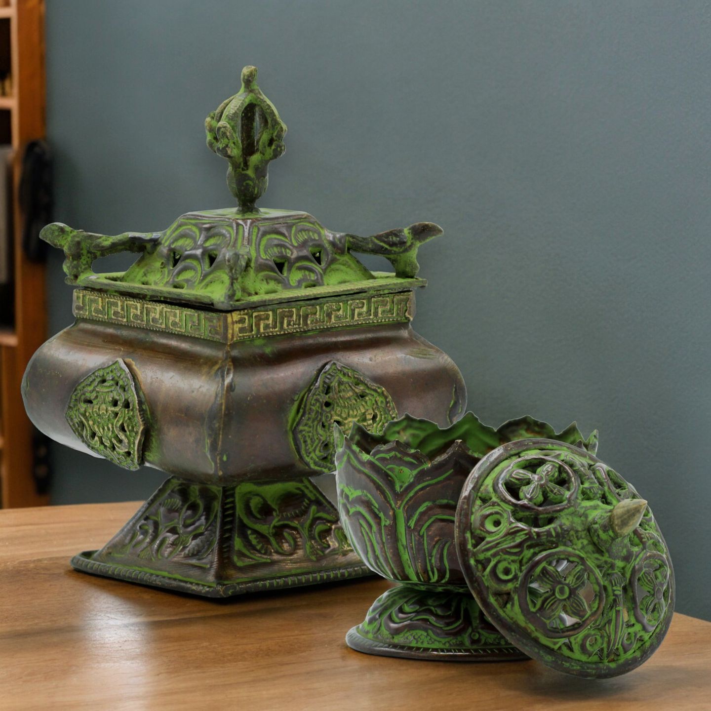 Artisan-Made Tibetan-Style Incense Burners