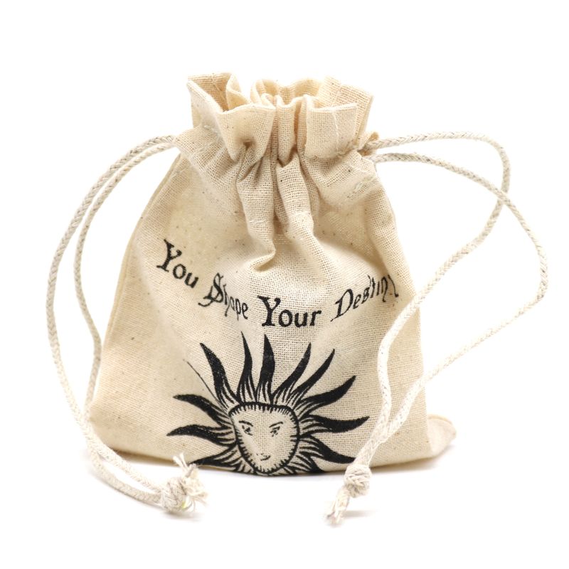 Esoteric Pouches - Natural & Black - 10x12cm