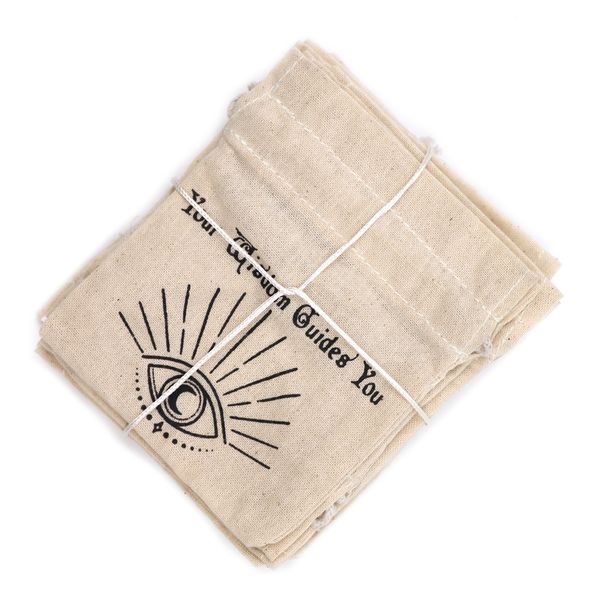 Esoteric Pouches - Natural & Black - 10x12cm