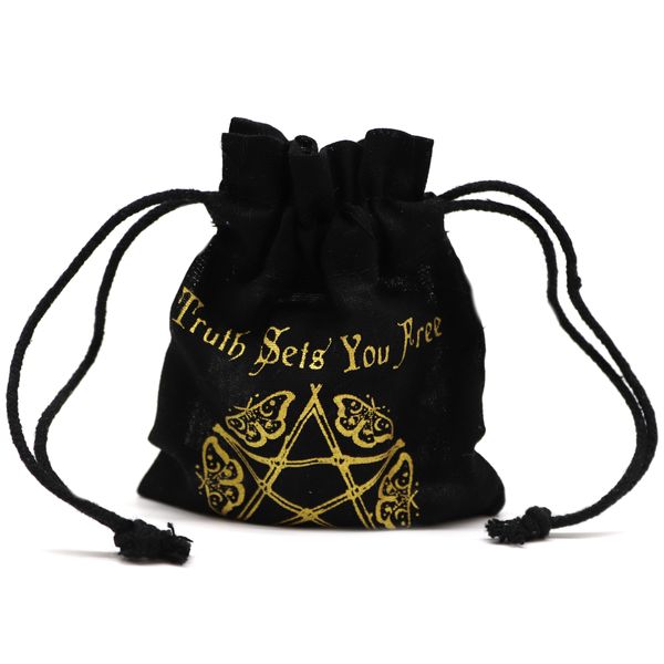 Esoteric Pouches - Black & Gold - 10x12cm