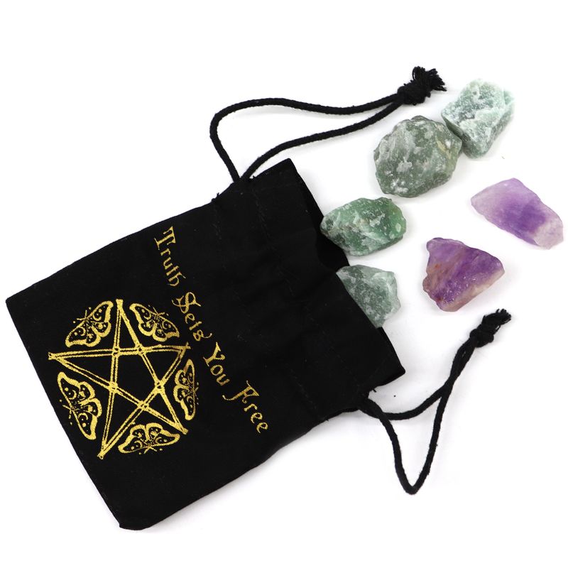 Esoteric Pouches - Black & Gold - 10x12cm