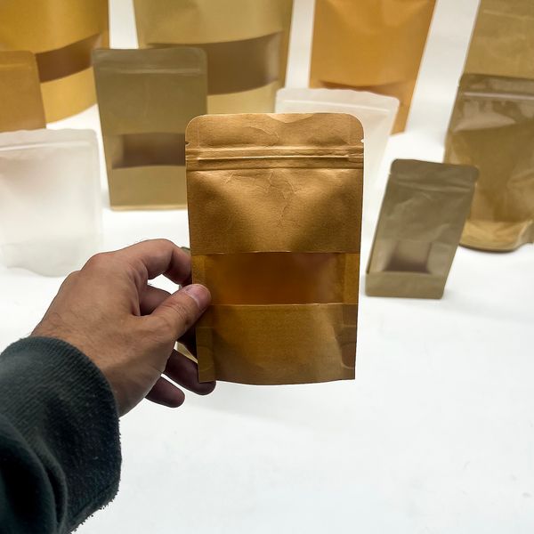 Kraft Window Bag 10x16 cm