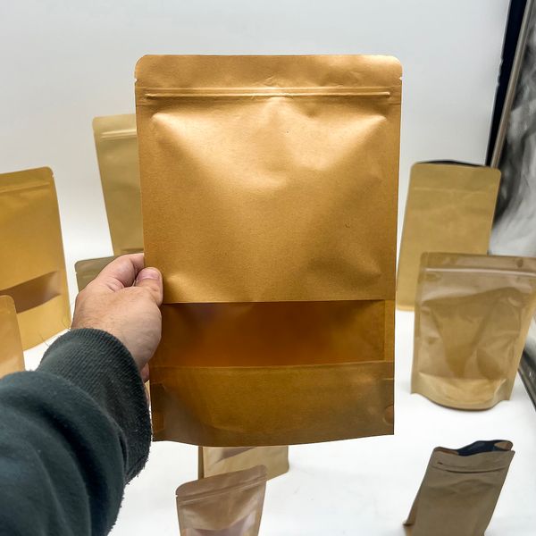Kraft Window Bag 16x22 cm