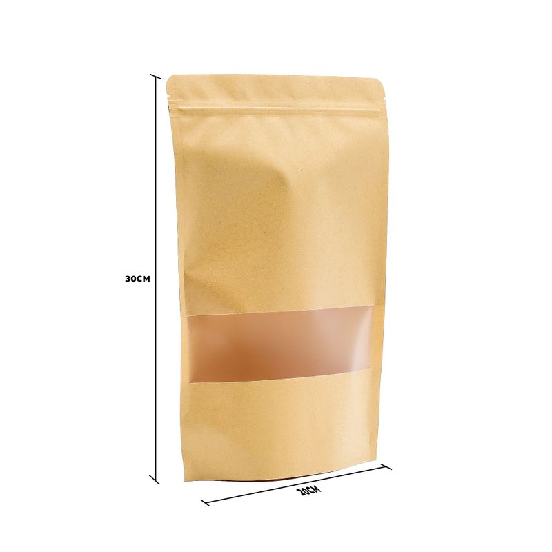 Kraft Window Bag 20x30cm