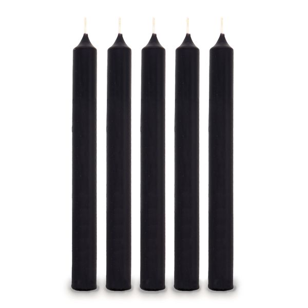 Bulk Dinner Candles - Black
