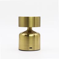 Touch Lamp - Flat Mushroom Bronze- USB (C) - Rechargable (400 Watt)
