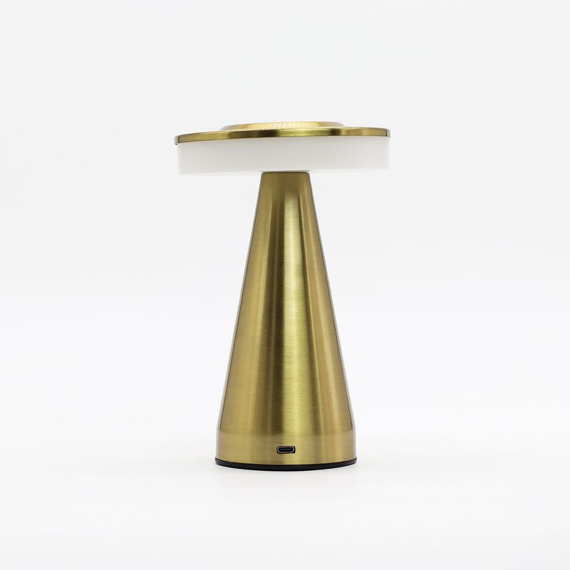 Touch Lamp - Tall Stem Copper - USB (C) - Rechargable  (400 Watt)