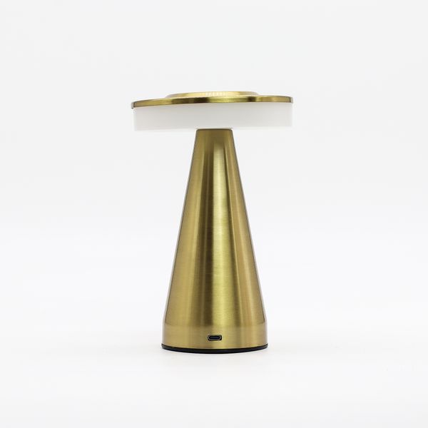Touch Lamp - Tall Stem Copper - USB (C) - Rechargable (400 Watt)