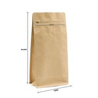 Med Coffee Bag with Aroma Vent - 13.5x26.5cm (500gm)