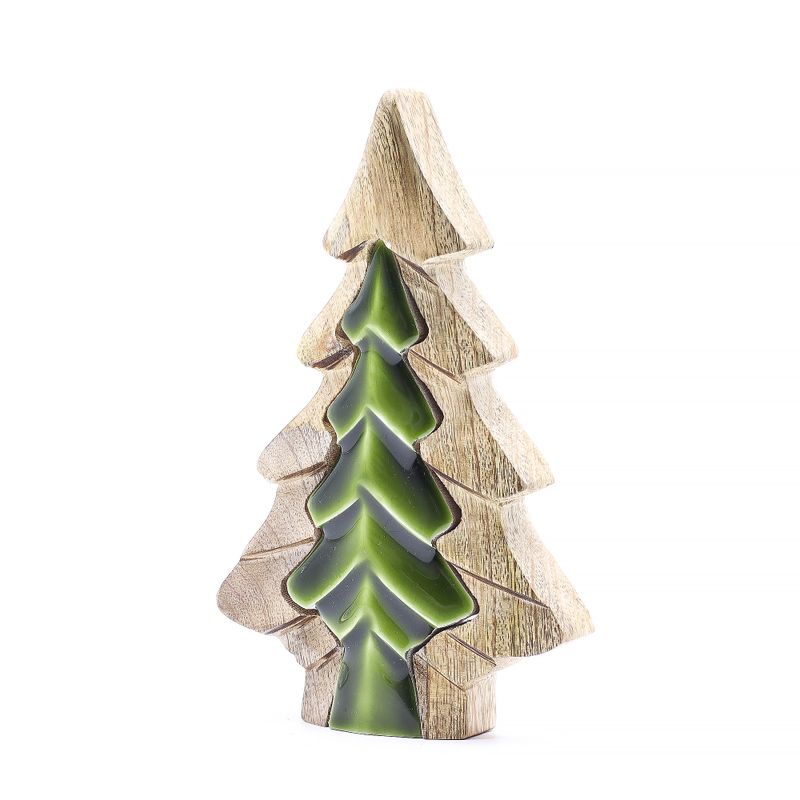 Lost in the Forest - Small Tree in a Tree Wooden Decoration - 15x10cm