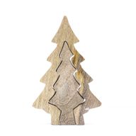 Lost in the Forest - Small Tree in a Tree Wooden Decoration - 15x10cm