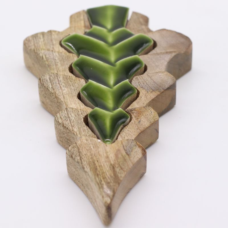 Lost in the Forest - Small Tree in a Tree Wooden Decoration - 15x10cm