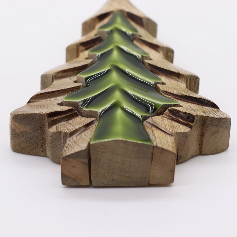 Lost in the Forest - Small Tree in a Tree Wooden Decoration - 15x10cm