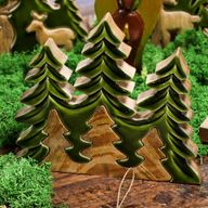 Lost in the Forest - Three Trees 3D Wooden Decoration - 20x23cm