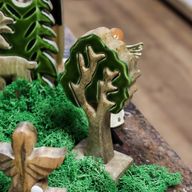 Lost in the Forest - Single Tree 3D Wooden Decoration - 20x10cm