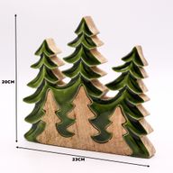 Lost in the Forest - Three Trees 3D Wooden Decoration - 20x23cm