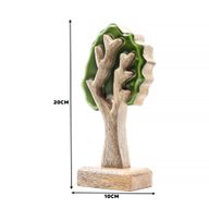 Lost in the Forest - Single Tree 3D Wooden Decoration - 20x10cm