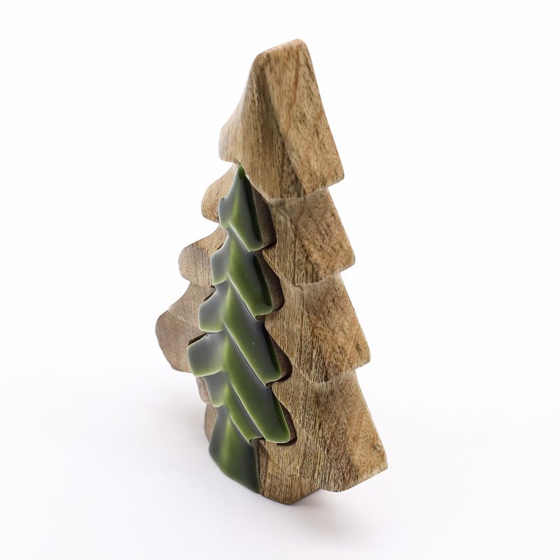 Lost in the Forest - Small Tree in a Tree Wooden Decoration - 15x10cm