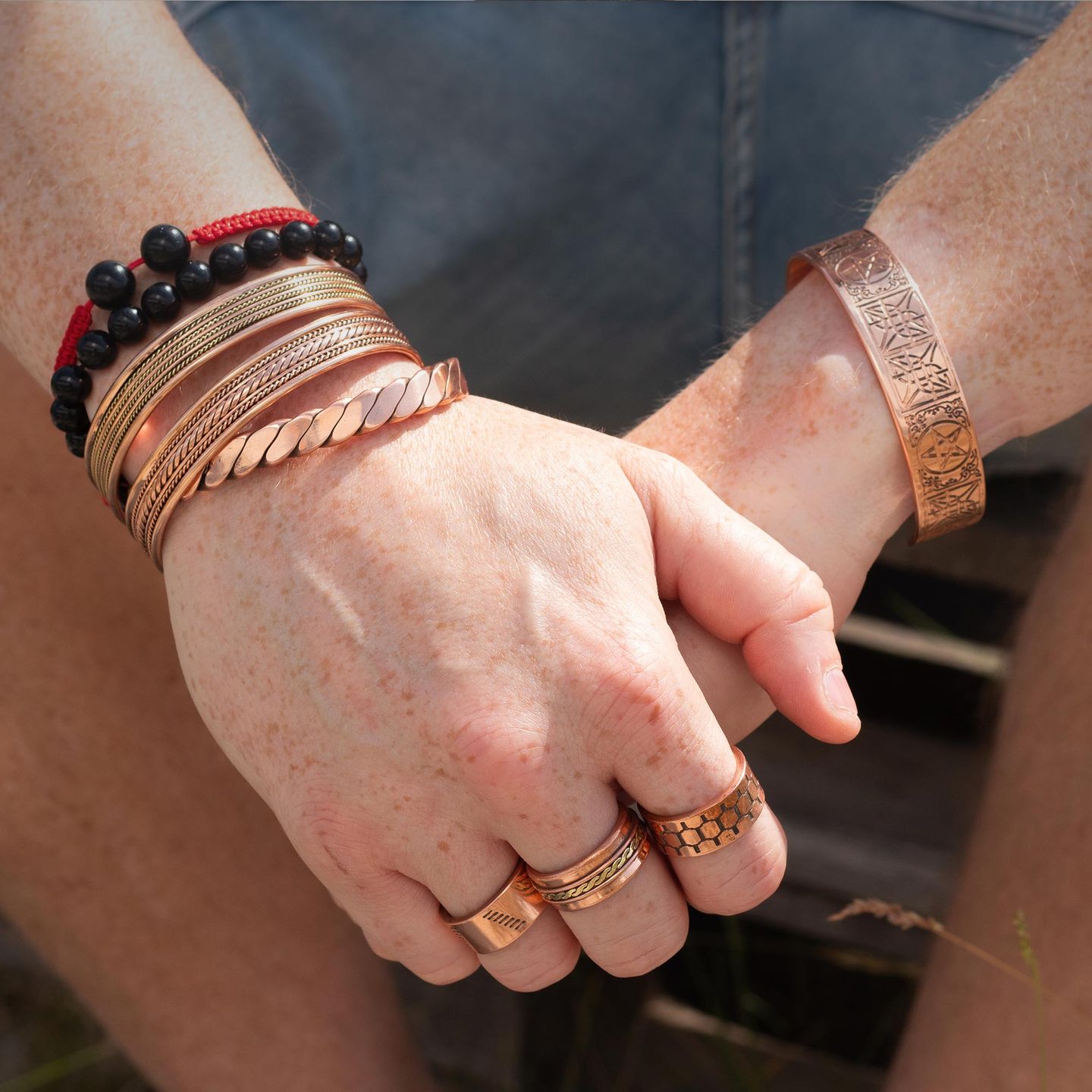 Copper Bracelets & Rings