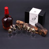 Bottom Up Shot Glasses (50ml) - Wild Forest Creatures - Antique Bronze