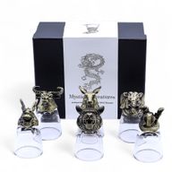 Bottom Up Shot Glasses (50ml) - Mystical Creatures - Antique Bronze