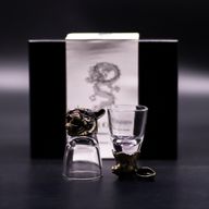 Bottom Up Shot Glasses (50ml) - Mystical Creatures - Antique Bronze