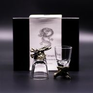 Bottom Up Shot Glasses (50ml) - Mystical Creatures - Antique Bronze