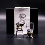 Bottom Up Shot Glasses (50ml) - Mystical Creatures - Antique Bronze