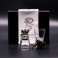 Bottom Up Shot Glasses (50ml) - Mystical Creatures - Antique Bronze