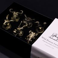 Bottom Up Shot Glasses (50ml) - Mystical Creatures - Antique Bronze