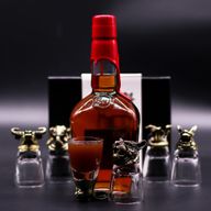 Bottom Up Shot Glasses (50ml) - Mystical Creatures - Antique Bronze