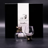 Bottom Up Glasses (100ml) - Wild Forrest Creatures - Antique Bronze