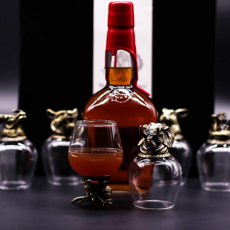 Bottom Up Glasses (100ml) - Mystical Creatures - Antique Bronze