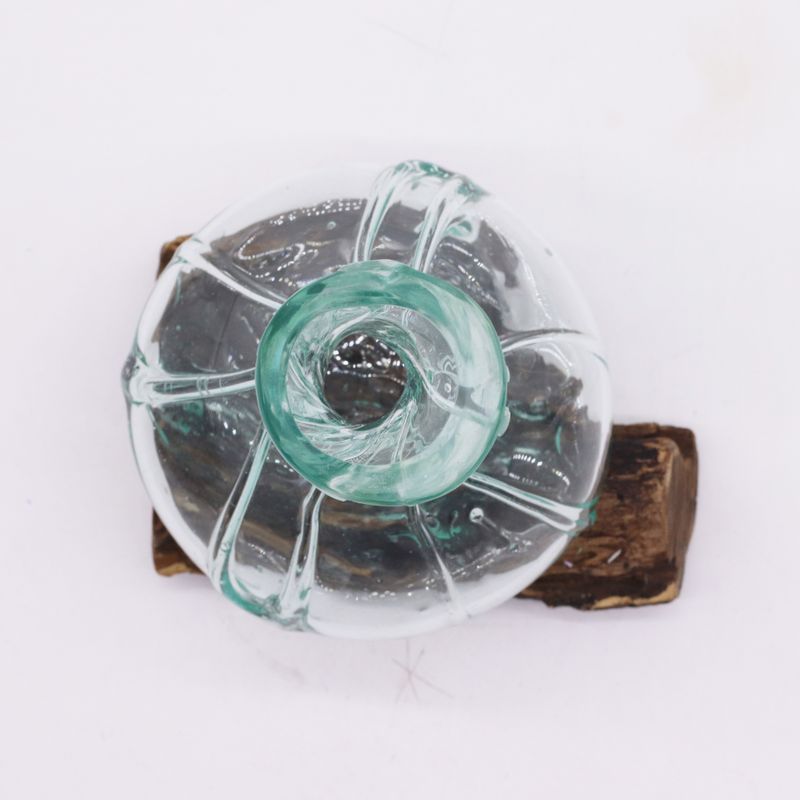 Molten Glass Fancy Mini Decanter on Wood